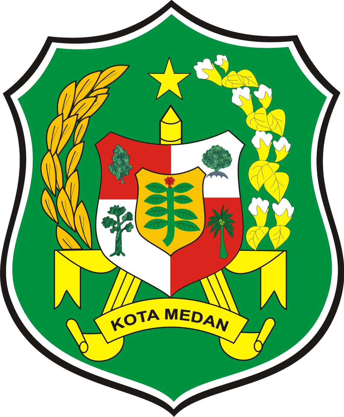 Logo Dinas Perpustakaan dan Kearsipan Kota Medan